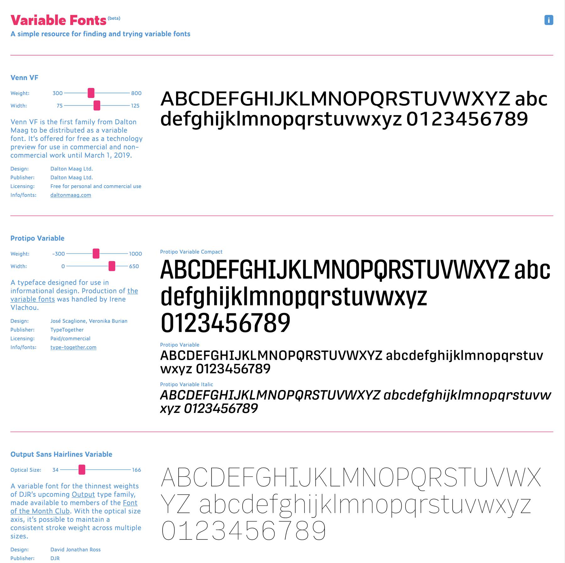 Preview image for Variable Fonts (Beta)