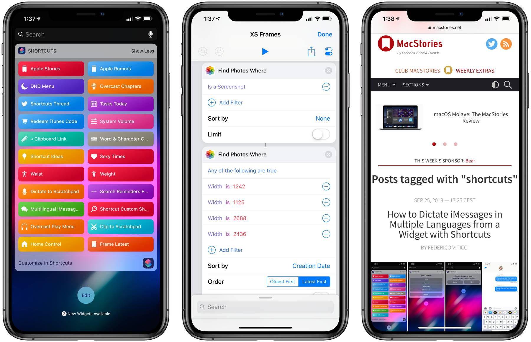Preview image for Adding Device Frames to iPhone XS and XS Max Screenshots With Shortcuts