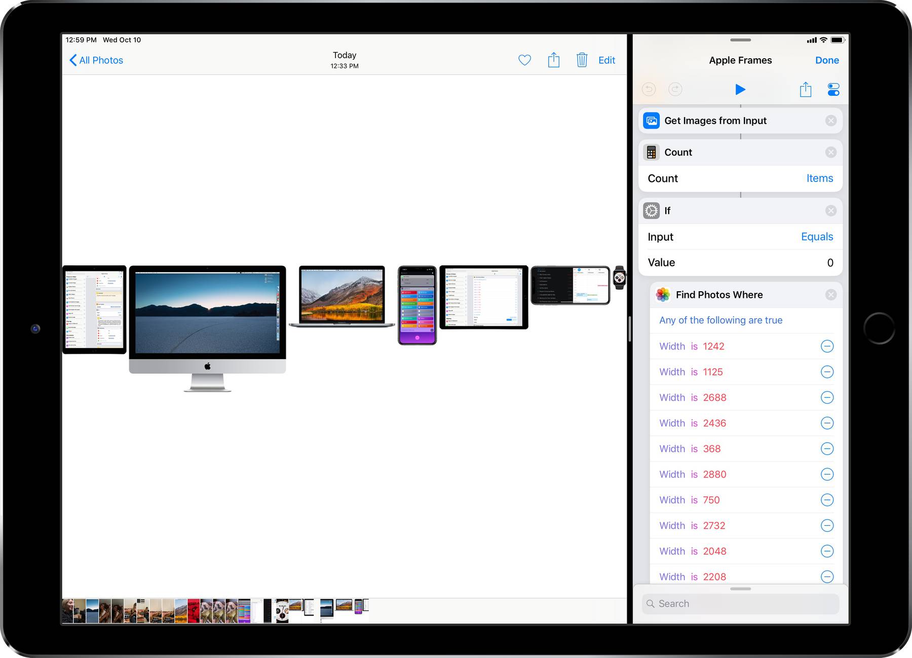 Preview image for Apple Frames: A Shortcut for Framing Screenshots from Every Apple Device