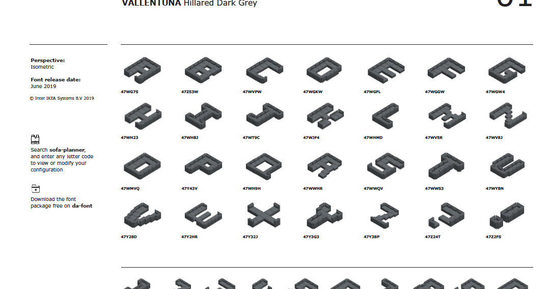 Preview image for Ikea releases free 'Soffa Sans' font made of couches