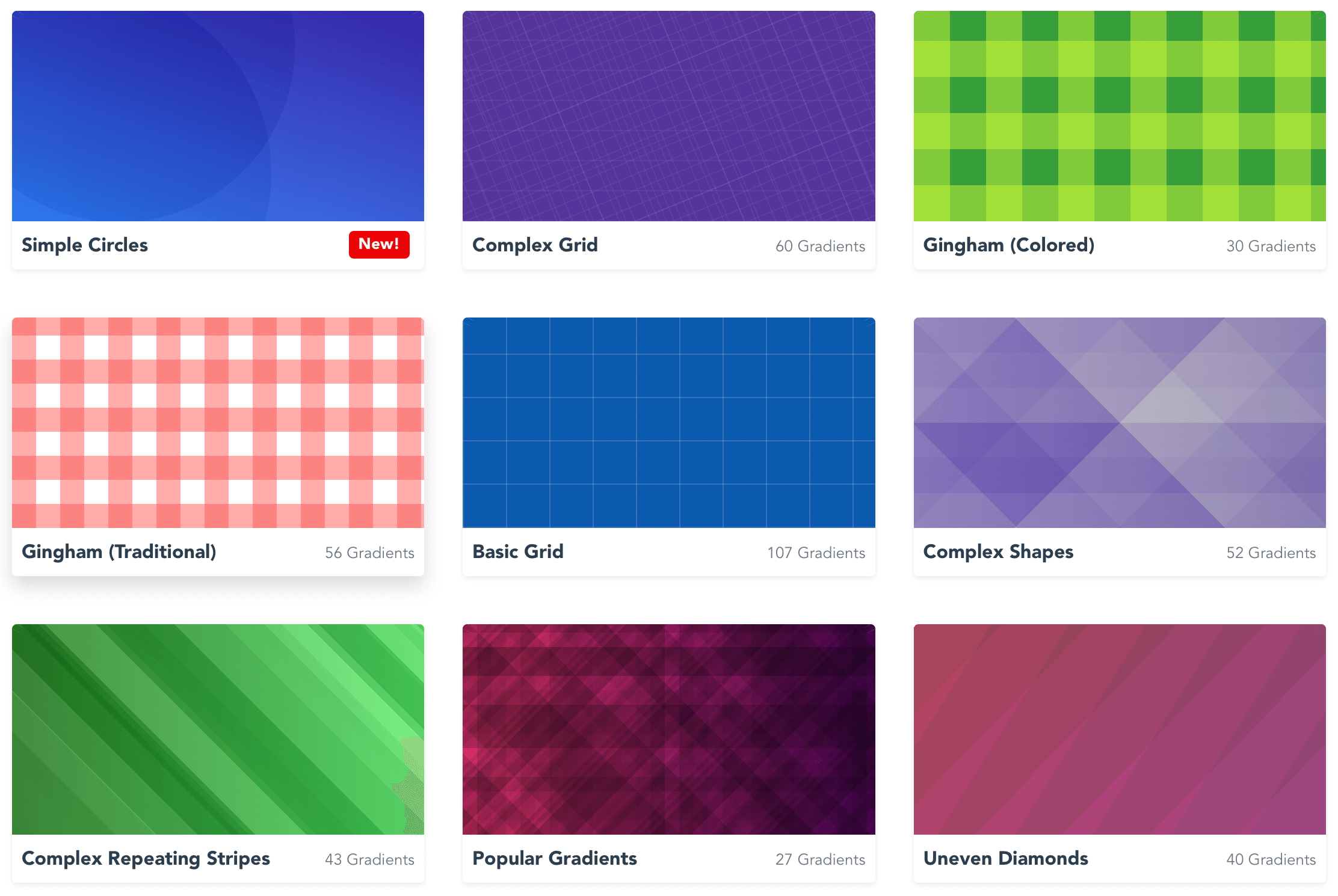 Preview image for Gradient Magic - Fantastic and Unique CSS Gradients