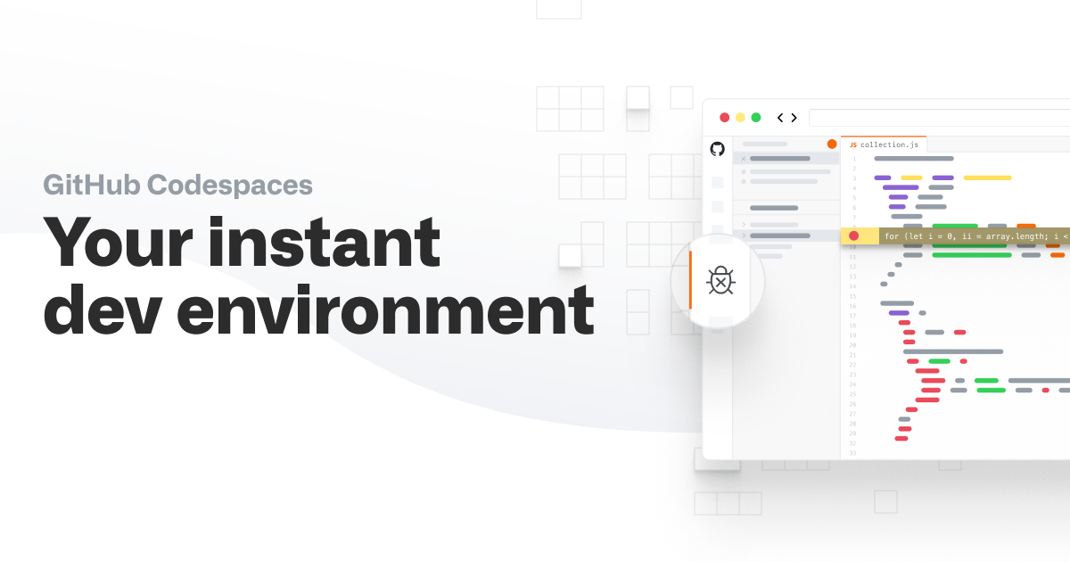Preview image for GitHub Codespaces