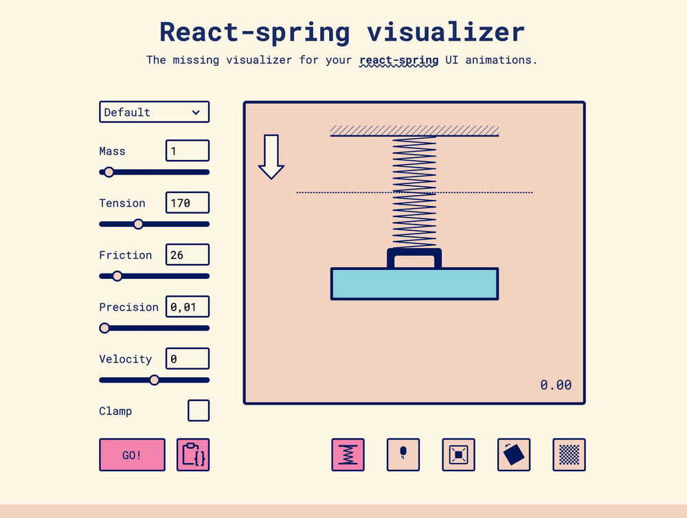 Link: React-spring Visualizer | Brad McGonigle